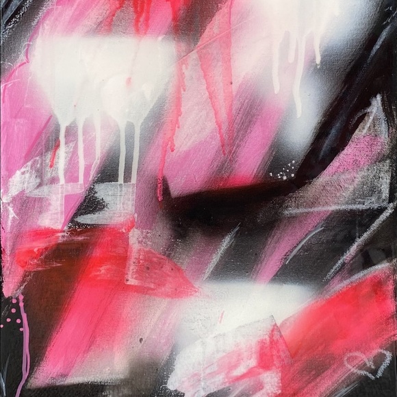 Pink Graffiti Painting - Picture 3 of 3